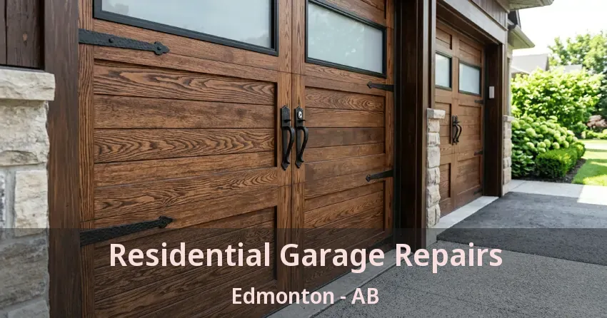 Residential Garage Repairs Edmonton - AB Residential Garage Repairs Edmonton - AB